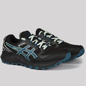 ASICS Gel-Sonoma 7 GORE-TEX Black Ink Teal Sneakers Size 12